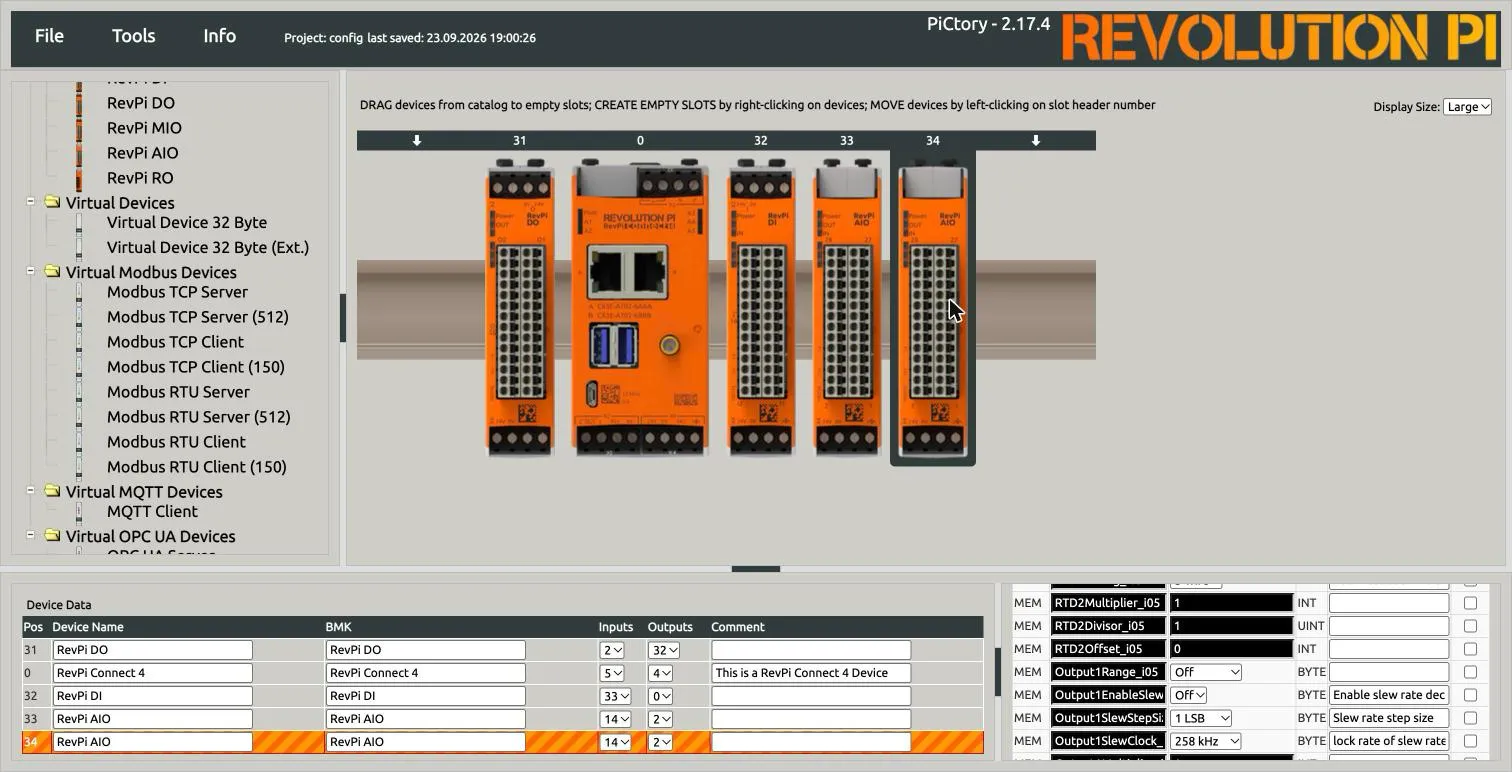 A module added at position 34
