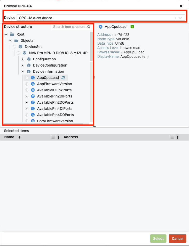 browse dialog