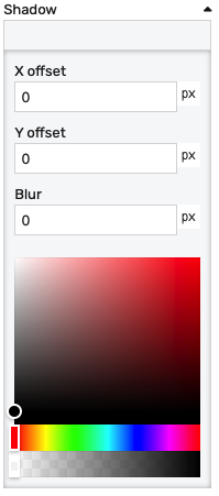 Shadow editor